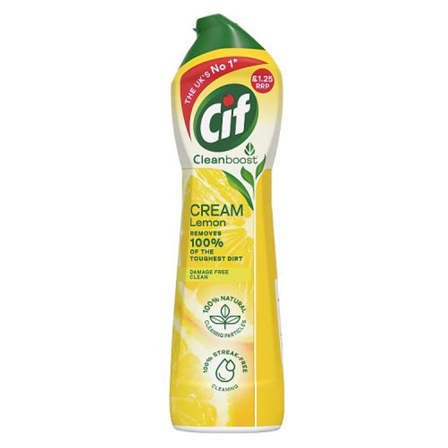 Cif Lemon Cream Cleaner 500ml bottle