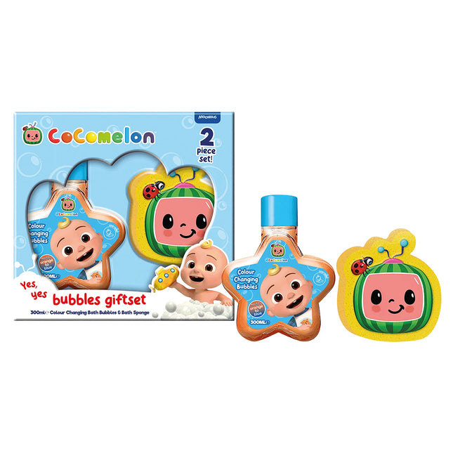 CoComelon Bubble Bath & Bath Sponge Set 350ml