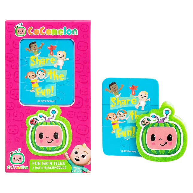 CoComelon Fun Bath Tiles & Bath Fizzer Set 100g
