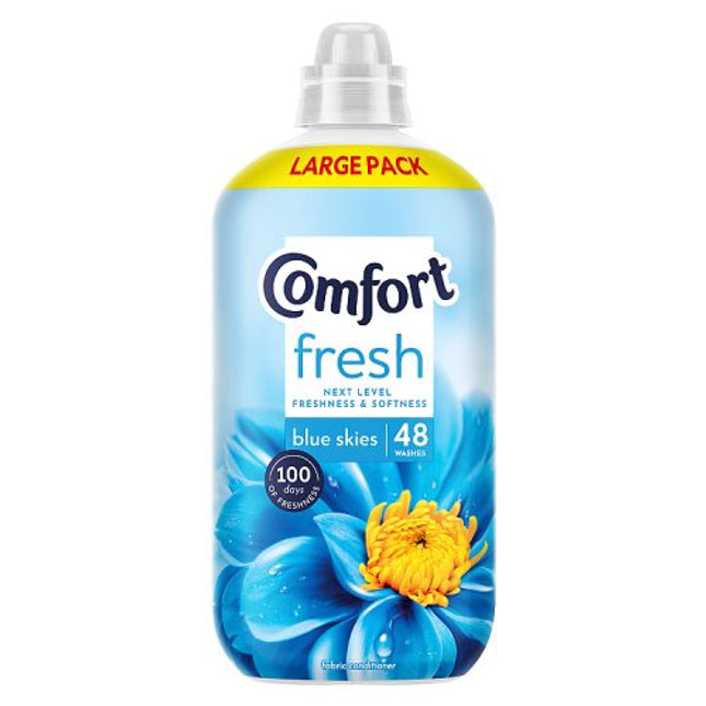 Comfort Fresh Blue Skies Fabric Conditioner 48 Washes 1.44L