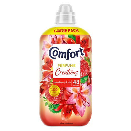 Comfort Creations Strawberry & Lily Fabric Conditioner 48 Washes 1.44L