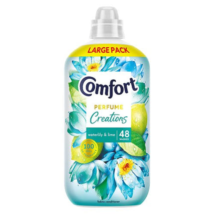 Comfort Creations Waterlily & Lime Fabric Conditioner 48 Washes 1.44L