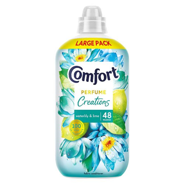 Comfort Creations Waterlily & Lime Fabric Conditioner 48 Washes 1.44L
