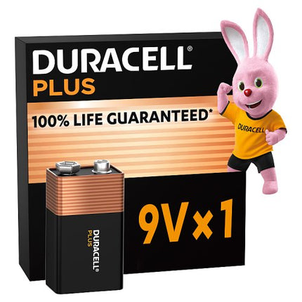 Duracell Plus 9V Alkaline Battery