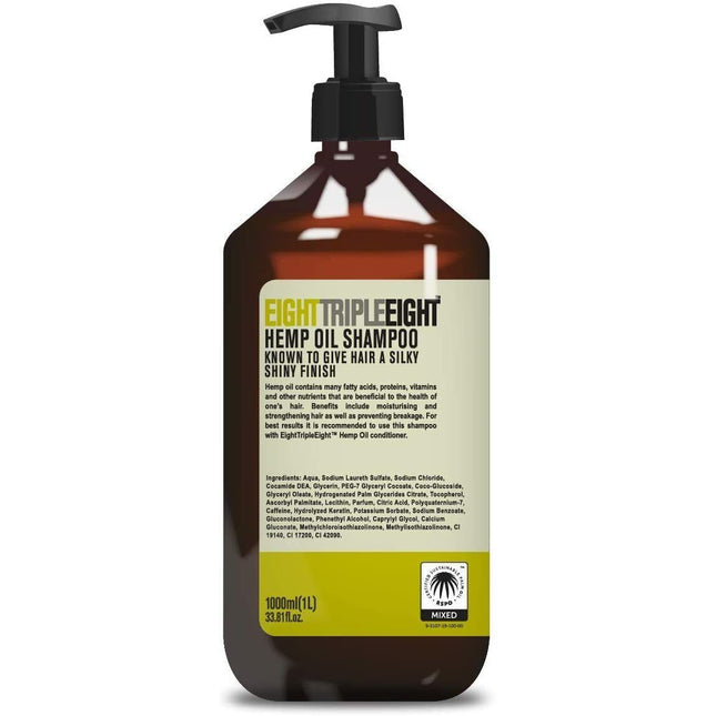 Eight Triple Eight Hemp Shampoo 1L