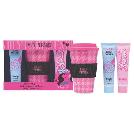 Emily in Paris Set: Mug, Shower Gel 65ml & Lotion 65ml