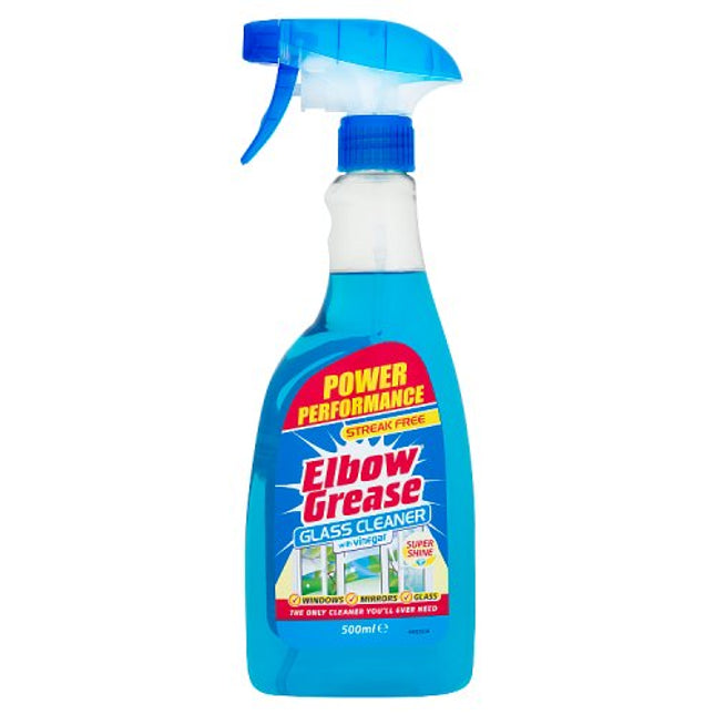 Elbow Grease Glass Cleaner Spray 500ml bottle