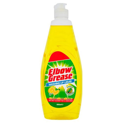 Elbow Grease Lemon Washing Up Liquid 600ml