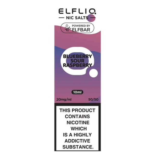 Elfliq Blueberry Sour Raspberry 20mg 10ml Nicotine Salt