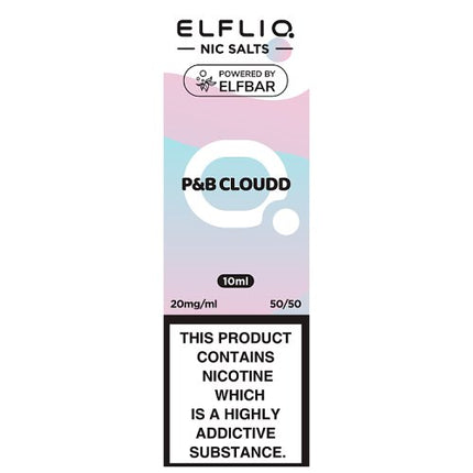 Elfliq P&B Cloud (Cotton Candy Ice) 20mg 10ml Nicotine Salt