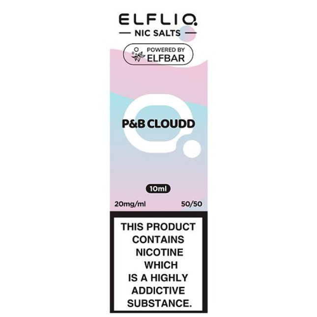 Elfliq P&B Cloud (Cotton Candy Ice) 20mg 10ml Nicotine Salt