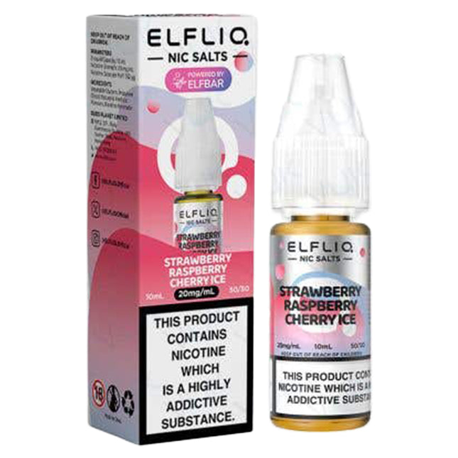 Elfliq Strawberry Raspberry & Cherry 20mg 10ml Nicotine Salt