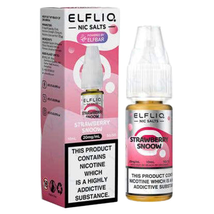 Elfliq Strawberry Snoww 20mg 10ml Nicotine Salt