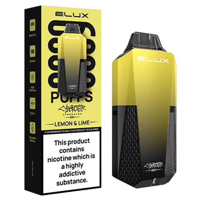 Elux Cyberover Lemon & Lime Ice 20mg