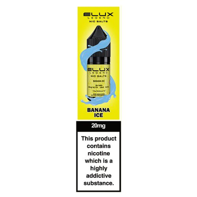 Elux Legend Nic Salts Banana Ice 20mg