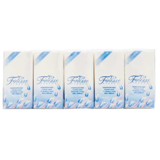 Finesse Pocket Tissues 3ply x10