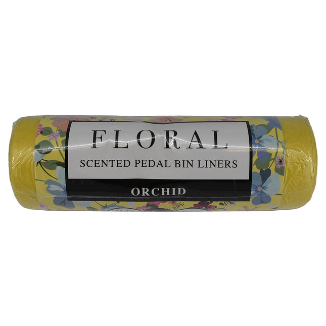 Floral Orchid Bin Liners 15 Litre x30