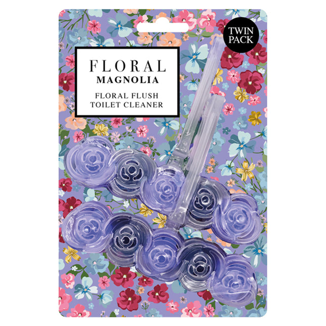 Floral Magnolia Toilet Rim Block Cleaner 90g
