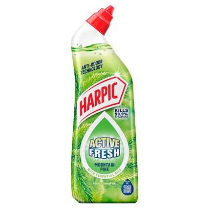 Harpic Active Fresh Mountain Pine Toilet Gel 750ml bottle
