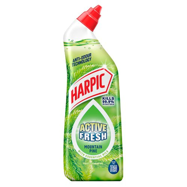Harpic Active Fresh Mountain Pine Toilet Gel 750ml bottle