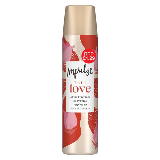 Impulse True Love Body Spray 75ml