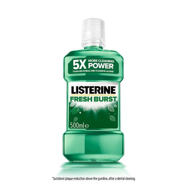 Listerine Fresh Burst Mouthwash 500ml