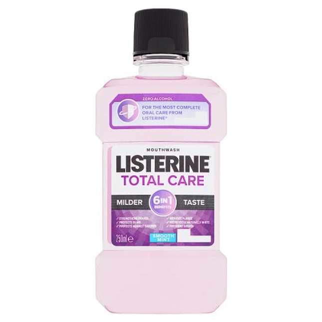 Listerine Total Care Zero Mouthwash 250ml bottle
