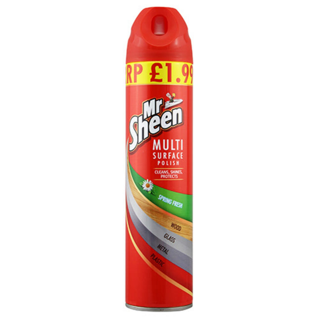 Mr Sheen Spring Fresh Multi Surface Polish Spray 250ml