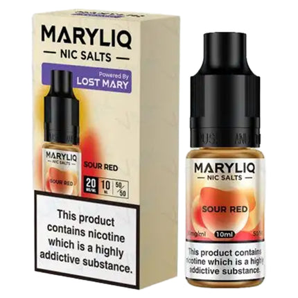 MaryLiq Nic Salt by Lost Mary Sour Red 20mg