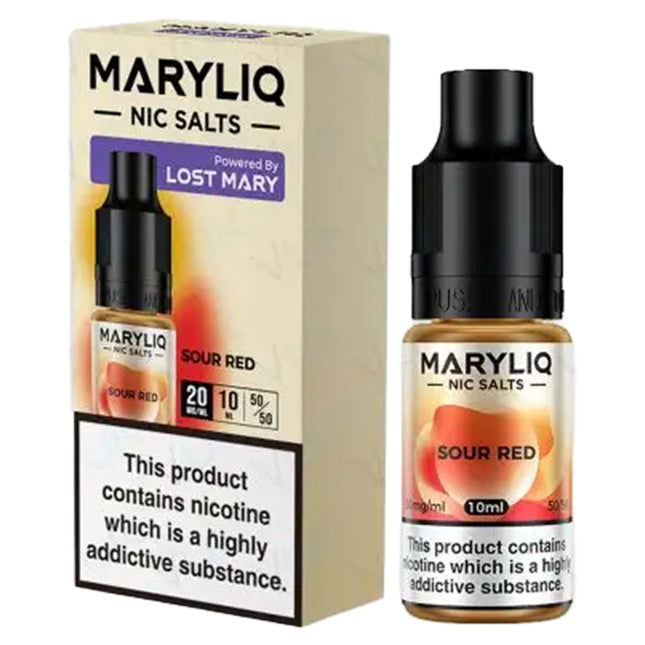 MaryLiq Nic Salt by Lost Mary Sour Red 20mg