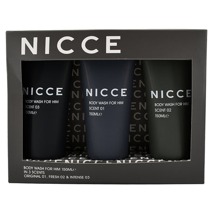 Nicce Body Wash Set 3 x 150ml