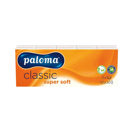 Paloma Super Soft Pocket Tissues 3ply 10 Pack