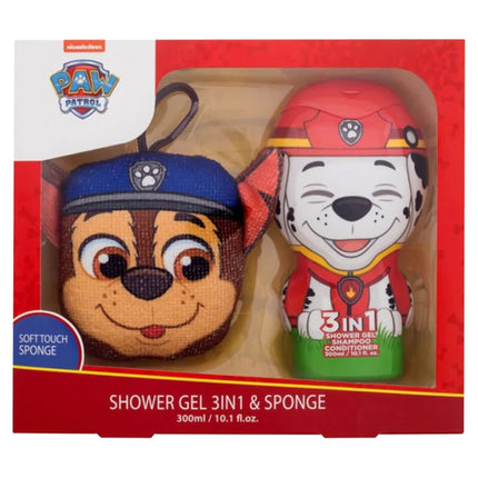 Paw Patrol Marsh Shampoo 350ml & Chase Sponge Set