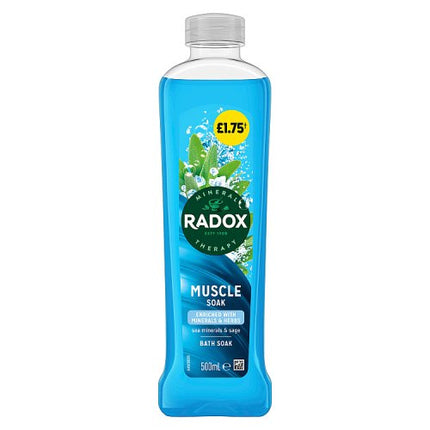 Radox Muscle Soak Bath Soak 500ml bottle