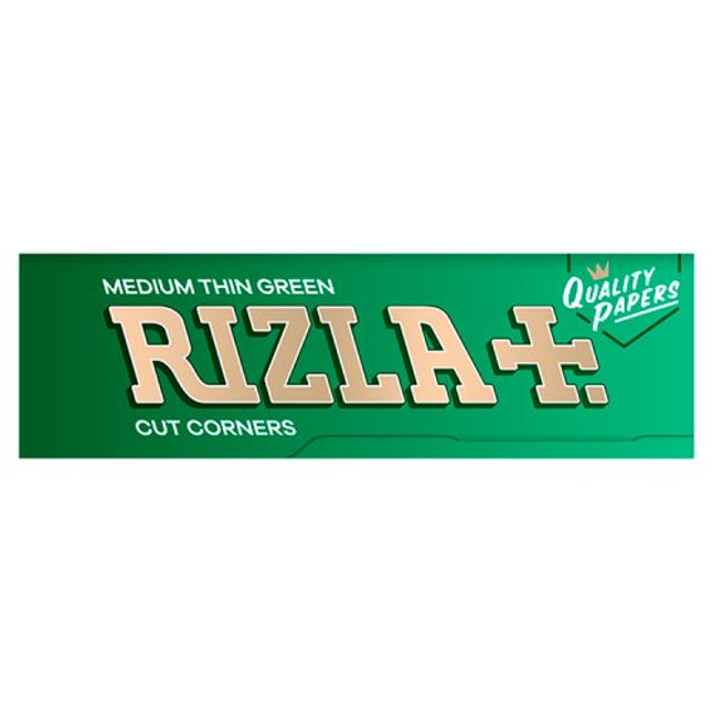 Rizla Medium Thin Green Rolling Papers 50pc