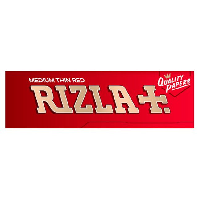 Rizla Medium Thin Red Rolling Papers 50pc