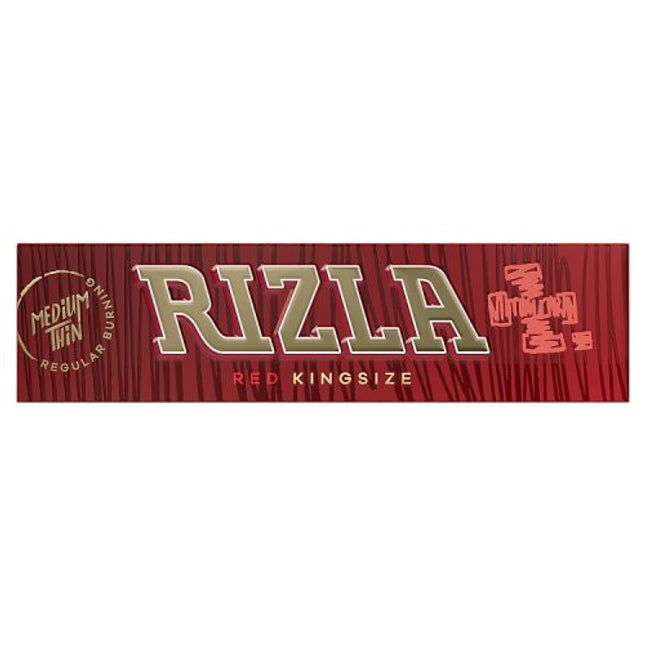 Rizla King Size Medium Thin Red Rolling Papers 32pc