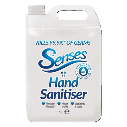 Senses Alcohol Free Hand Sanitiser Gel 5L
