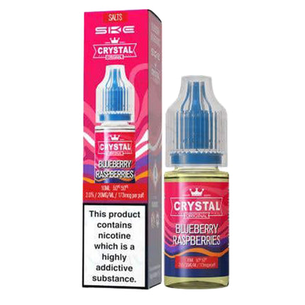 SKE Crystal V2 10ml Nic Salts Blueberry Raspberries 20mg