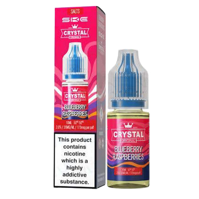 SKE Crystal V2 10ml Nic Salts Blueberry Raspberries 20mg