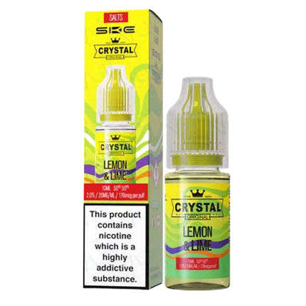 SKE Crystal V2 10ml Nic Salts Lemon & Lime 20mg