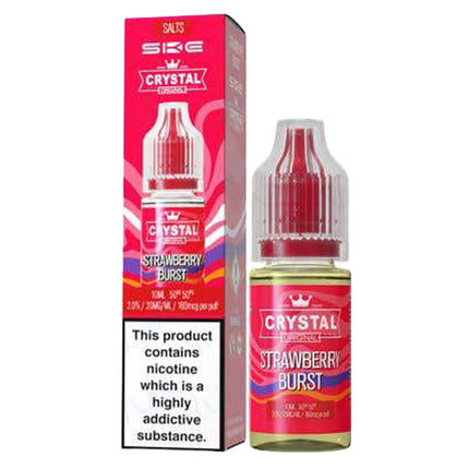 SKE Crystal V2 10ml Nic Salts Strawberry Burst 20mg