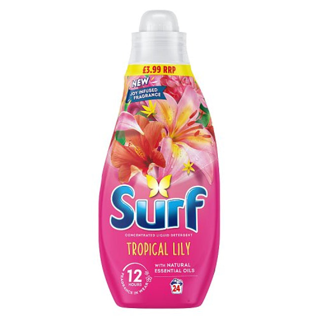Surf Tropical Lily Laundry Liquid Detergent 24 Wash 648ml PMP 3.99
