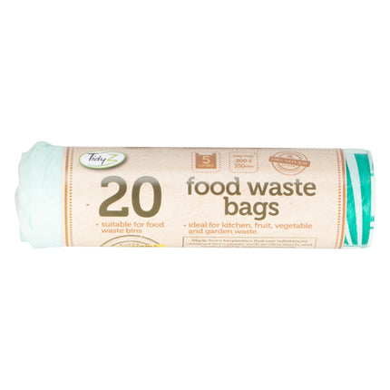 Tidyz Compostable Food Waste Bags 5 Litre x20