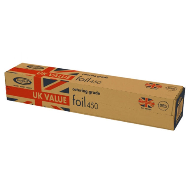 UK Value Catering Foil Cutterbox 450mmx12m
