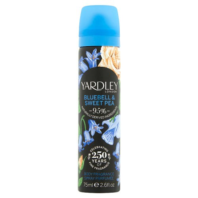 Yardley Bluebell & Sweetpea Body Spray 75ml