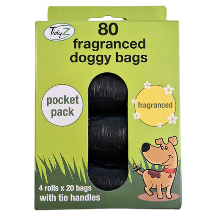 80 Fragranced Pocket Size Doggy Bags