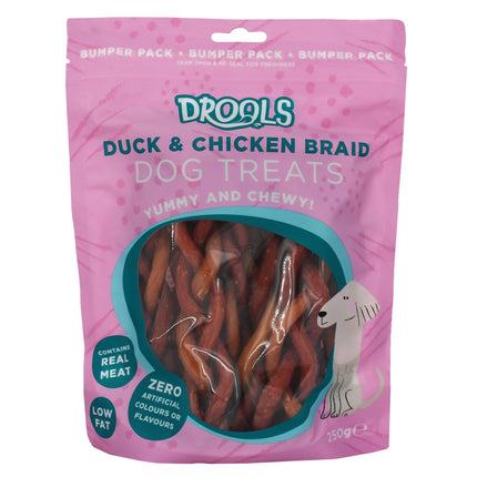 Duck & Chicken Braid Dog Treat 250g