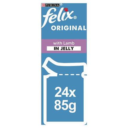 Felix Original Lamb in Jelly 85g PMP 3 for £1.39