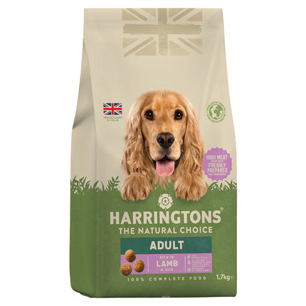 Harringtons Lamb & Rice Dry Adult Dog Food 1.7kg